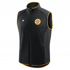 Boston Bruins Fanatics Black Authentic Pro Rink Full-Zip Vest Boston Bruins Fanatics Black Authentic Pro Rink Full-Zip Vest