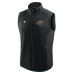 Minnesota Wild Fanatics Black Authentic Pro Rink Full-Zip Vest