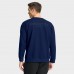 Edmonton Oilers Fanatics Navy Authentic Pro Road Tri-Blend Sweatshirt