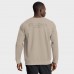 St. Louis Blues Fanatics Tan Authentic Pro Road Tri-Blend Sweatshirt