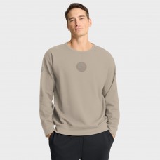 New York Islanders Fanatics Tan Authentic Pro Road Tri-Blend Sweatshirt