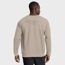 Toronto Maple Leafs Fanatics Tan Authentic Pro Road Tri-Blend Sweatshirt