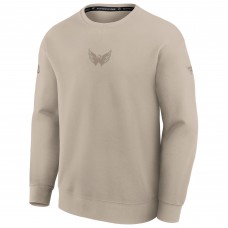 Кофта Washington Capitals Fanatics Tan Authentic Pro Road Tri-Blend