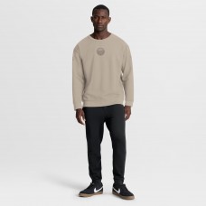 Buffalo Sabres Fanatics Tan Authentic Pro Road Tri-Blend Sweatshirt