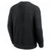 Calgary Flames Fanatics Black Authentic Pro Road Tri-Blend Sweatshirt
