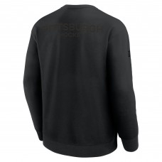 Кофта Pittsburgh Penguins Fanatics Black Authentic Pro Road Tri-Blend