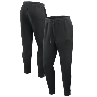 Boston Bruins Fanatics Black Authentic Pro Road Tri-Blend Joggers
