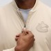 Vancouver Canucks Fanatics Tan Authentic Pro Road Lightweight Full-Zip Bomber Jacket