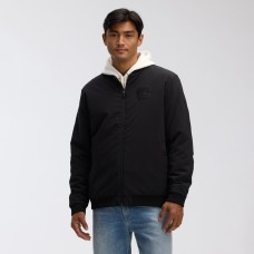 Chicago Blackhawks Fanatics Black Authentic Pro Road Lightweight Full-Zip Bomber Jacket