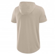 Футболка с капюшоном Vegas Golden Knights Fanatics Tan Authentic Pro Road