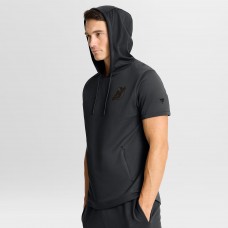 Футболка с капюшоном New Jersey Devils Fanatics Black Authentic Pro Road