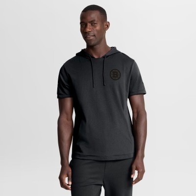 Футболка с капюшоном Boston Bruins Fanatics Black Authentic Pro Road