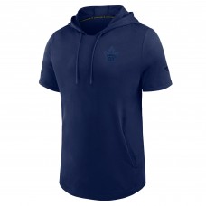 Футболка с капюшоном Toronto Maple Leafs Fanatics Navy Authentic Pro Road
