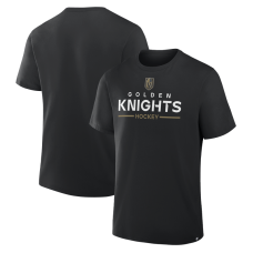 Vegas Golden Knights Fanatics Black Authentic Pro Primary T-Shirt