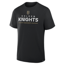 Vegas Golden Knights Fanatics Black Authentic Pro Primary T-Shirt