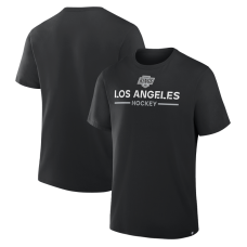 Los Angeles Kings Fanatics Black Authentic Pro Primary T-Shirt