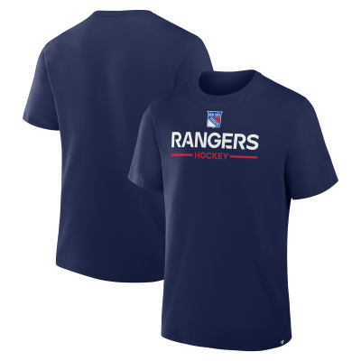 Футболка New York Rangers Fanatics Navy Authentic Pro Primary