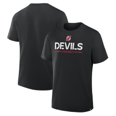 New Jersey Devils Fanatics Black Authentic Pro Primary T-Shirt