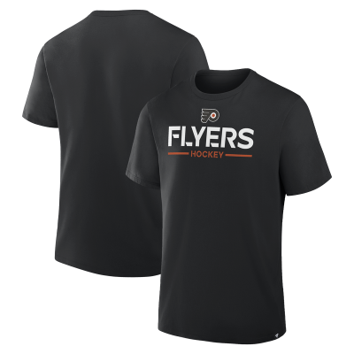 Футболка Philadelphia Flyers Fanatics Black Authentic Pro Primary