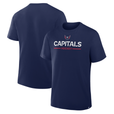 Washington Capitals Fanatics Navy Authentic Pro Primary T-Shirt