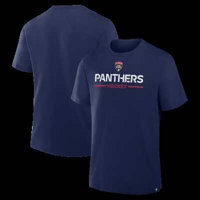 Футболка Florida Panthers Fanatics Navy Authentic Pro Primary