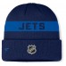 Шапка Winnipeg Jets Fanatics Navy Authentic Pro Rink Cuffed Knit
