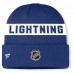 Tampa Bay Lightning Fanatics Blue Authentic Pro Rink Cuffed Knit Hat