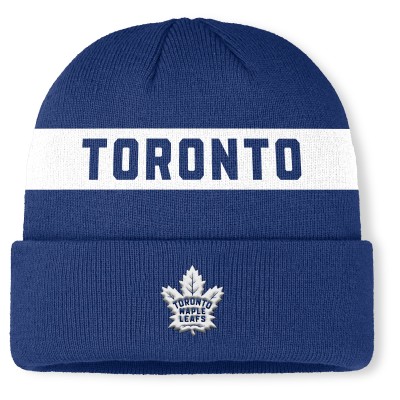 Шапка Toronto Maple Leafs Fanatics Blue Authentic Pro Rink Cuffed Knit
