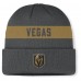 Шапка Vegas Golden Knights Fanatics Gray Authentic Pro Rink Cuffed Knit