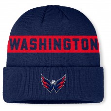 Шапка Washington Capitals Fanatics Navy Authentic Pro Rink Cuffed Knit