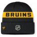 Шапка Boston Bruins Fanatics Black Authentic Pro Rink Cuffed Knit