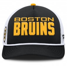 Бейсболка Boston Bruins Fanatics Black/White Authentic Pro Rink A-Frame