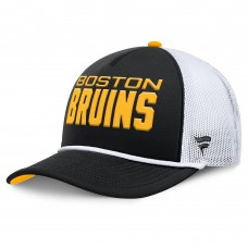 Бейсболка Boston Bruins Fanatics Black/White Authentic Pro Rink A-Frame
