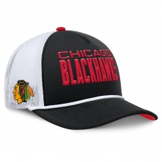 Бейсболка Chicago Blackhawks Fanatics Black/White Authentic Pro Rink A-Frame Бейсболка Chicago Blackhawks Fanatics Black/White Authentic Pro Rink A-Frame
