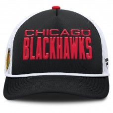 Бейсболка Chicago Blackhawks Fanatics Black/White Authentic Pro Rink A-Frame Бейсболка Chicago Blackhawks Fanatics Black/White Authentic Pro Rink A-Frame