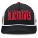 Бейсболка Chicago Blackhawks Fanatics Black/White Authentic Pro Rink A-Frame