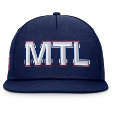 Бейсболка Montreal Canadiens Fanatics Navy Authentic Pro Rink Team Code