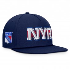 New York Rangers Fanatics Navy Authentic Pro Rink Team Code Snapback Hat New York Rangers Fanatics Navy Authentic Pro Rink Team Code Snapback Hat