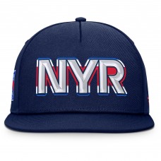 New York Rangers Fanatics Navy Authentic Pro Rink Team Code Snapback Hat New York Rangers Fanatics Navy Authentic Pro Rink Team Code Snapback Hat