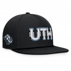 Utah Mammoth Fanatics Black Authentic Pro Rink Team Code Snapback Hat Utah Mammoth Fanatics Black Authentic Pro Rink Team Code Snapback Hat