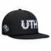 Utah Mammoth Fanatics Black Authentic Pro Rink Team Code Snapback Hat