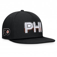 Бейсболка Philadelphia Flyers Fanatics Black Authentic Pro Rink Team Code
