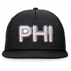 Бейсболка Philadelphia Flyers Fanatics Black Authentic Pro Rink Team Code