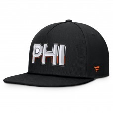 Бейсболка Philadelphia Flyers Fanatics Black Authentic Pro Rink Team Code