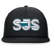 Бейсболка San Jose Sharks Fanatics Black Authentic Pro Rink Team Code