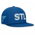 St. Louis Blues Fanatics Blue Authentic Pro Rink Team Code Snapback Hat