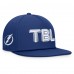 Tampa Bay Lightning Fanatics Blue Authentic Pro Rink Team Code Snapback Hat