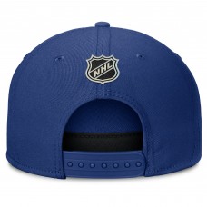 Toronto Maple Leafs Fanatics Blue Authentic Pro Rink Team Code Snapback Hat