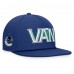 Vancouver Canucks Fanatics Blue Authentic Pro Rink Team Code Snapback Hat