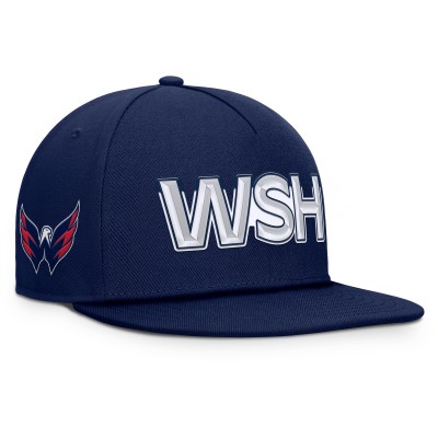 Бейсболка Washington Capitals Fanatics Navy Authentic Pro Rink Team Code